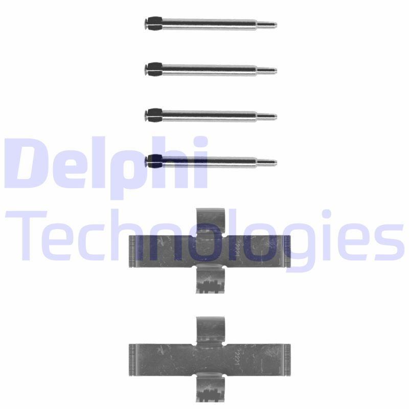 DELPHI Zubehörsatz, Scheibenbremsbelag