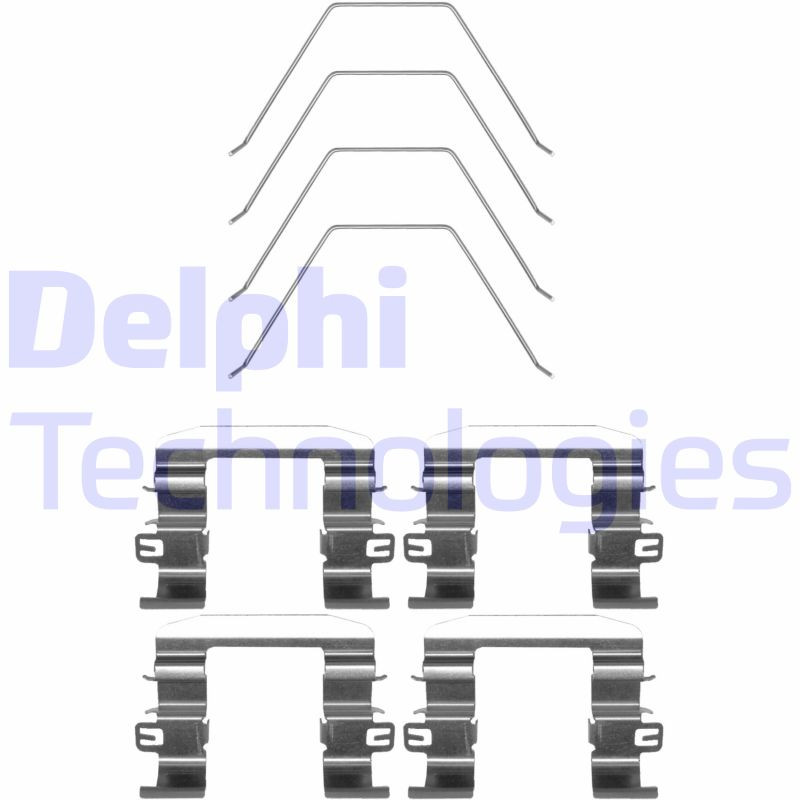 DELPHI Zubehörsatz, Scheibenbremsbelag