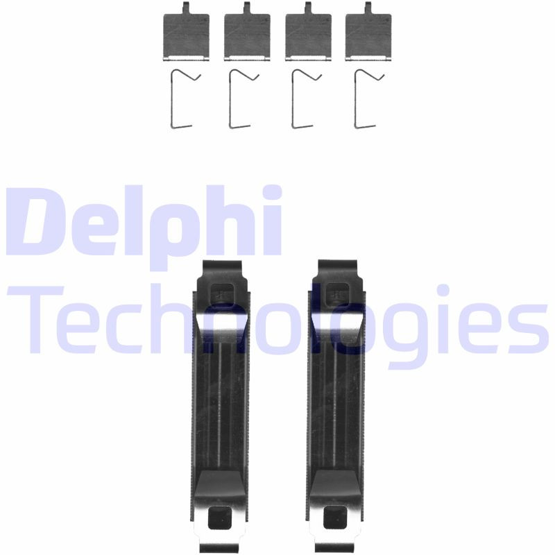 DELPHI Zubehörsatz, Scheibenbremsbelag