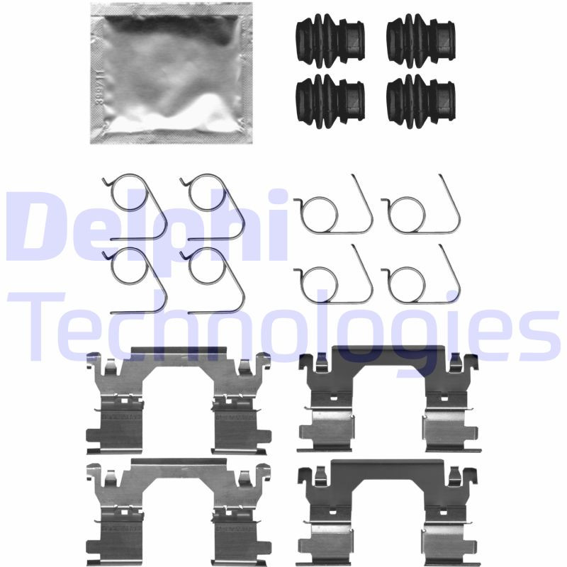 DELPHI Zubehörsatz, Scheibenbremsbelag