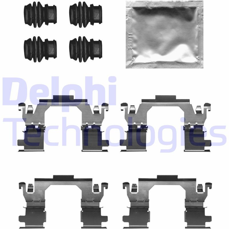 DELPHI Zubehörsatz, Scheibenbremsbelag