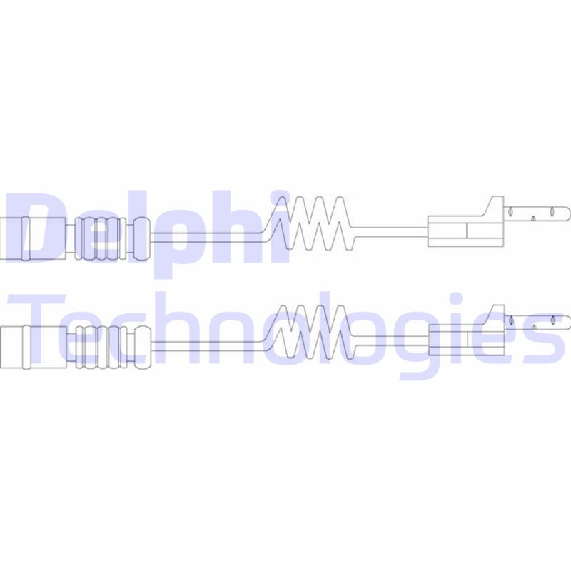 DELPHI Warnkontaktsatz, Bremsbelagverschleiß
