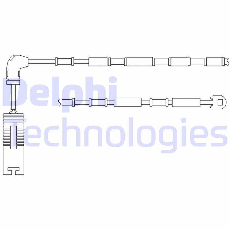 DELPHI Warnkontaktsatz, Bremsbelagverschleiß