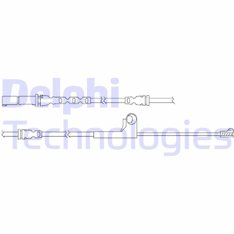 DELPHI Warnkontaktsatz, Bremsbelagverschleiß