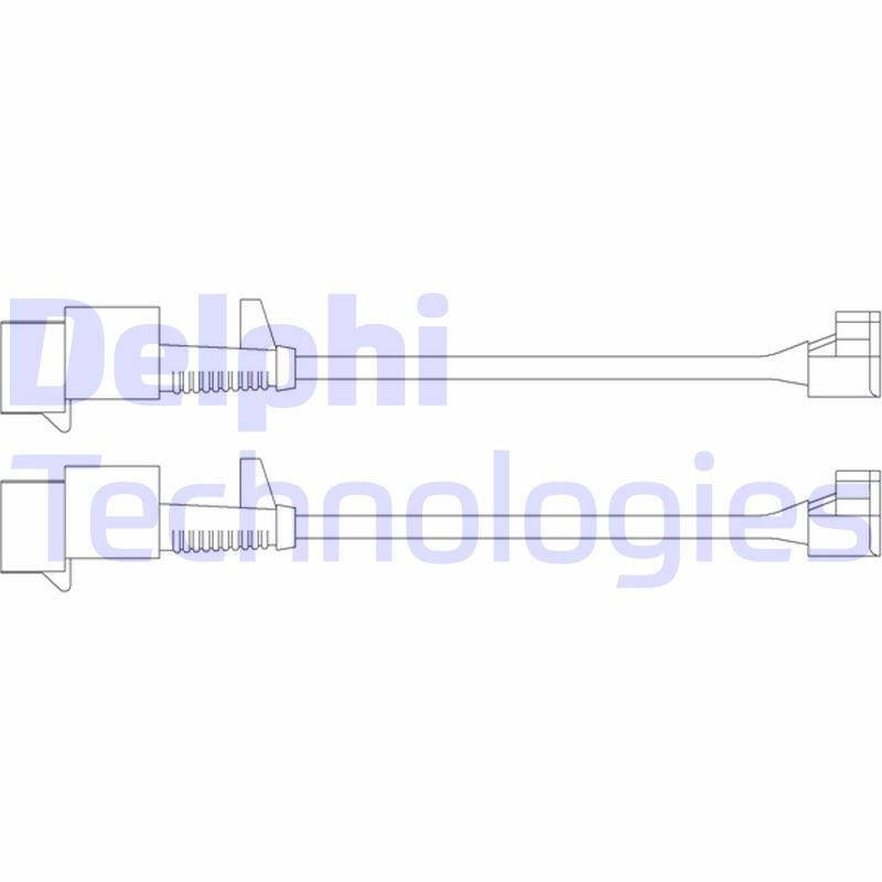 DELPHI Warnkontaktsatz, Bremsbelagverschleiß