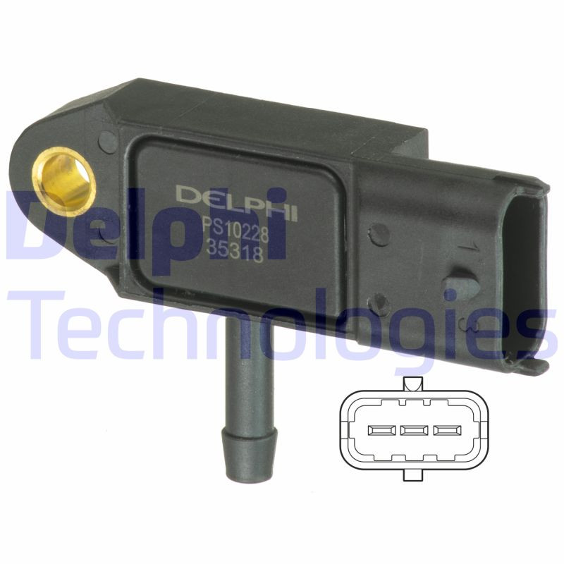 DELPHI Sensor, Saugrohrdruck