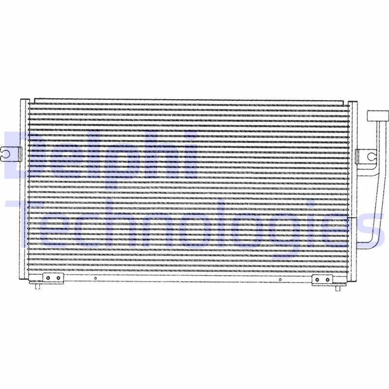 DELPHI Kondensator, Klimaanlage