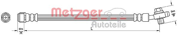METZGER Bremsschlauch