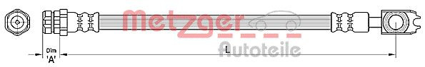 METZGER Bremsschlauch