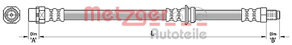 METZGER Bremsschlauch