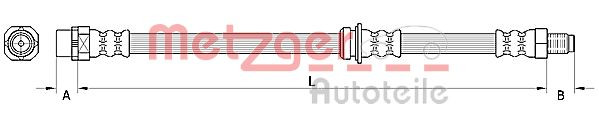 METZGER Bremsschlauch