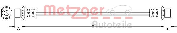 METZGER Bremsschlauch