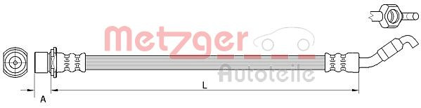 METZGER Bremsschlauch