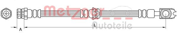 METZGER Bremsschlauch