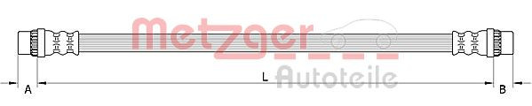 METZGER Bremsschlauch