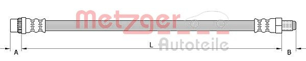 METZGER Bremsschlauch