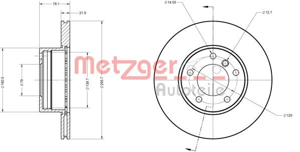 METZGER Bremsscheibe