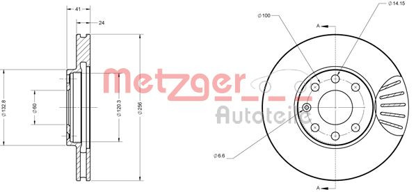 METZGER Bremsscheibe