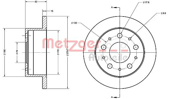 METZGER Bremsscheibe