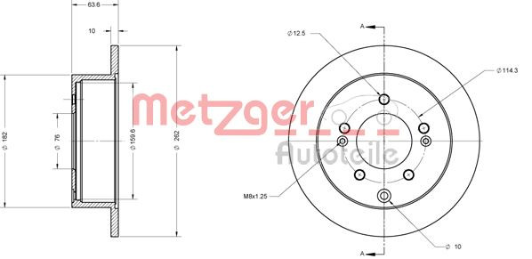 METZGER Bremsscheibe