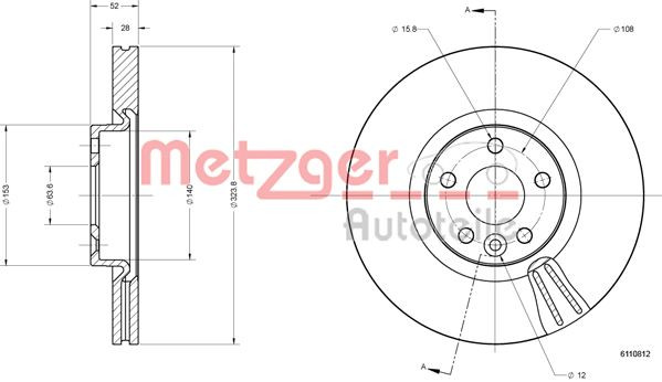 METZGER Bremsscheibe