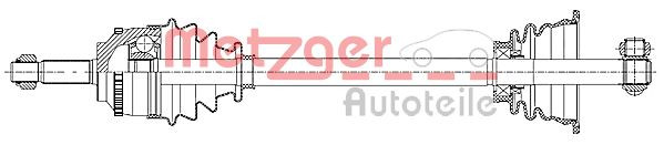 METZGER Antriebswelle