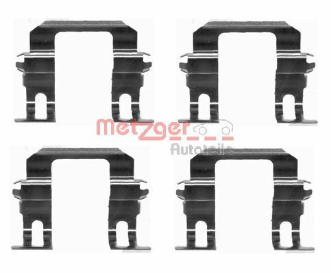 METZGER Zubehörsatz, Scheibenbremsbelag