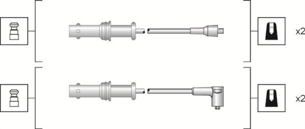 MAGNETI MARELLI Zündleitungssatz MAGNETI MARELLI Zündleitungssatz