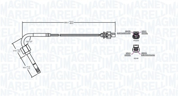 MAGNETI MARELLI Sensor, Abgastemperatur