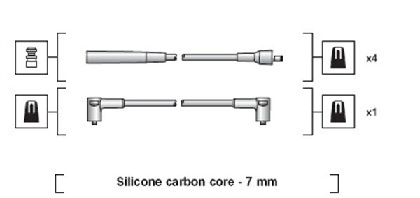 MAGNETI MARELLI Zündleitungssatz