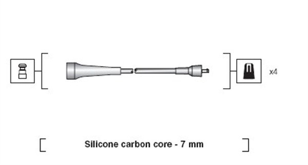 MAGNETI MARELLI Zündleitungssatz