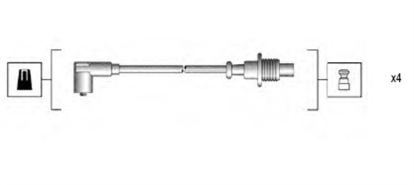 MAGNETI MARELLI Zündleitungssatz