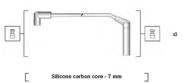 MAGNETI MARELLI Zündleitungssatz MAGNETI MARELLI Zündleitungssatz