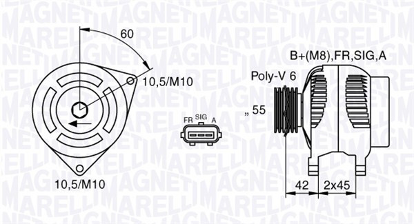 MAGNETI MARELLI Generator MAGNETI MARELLI Generator