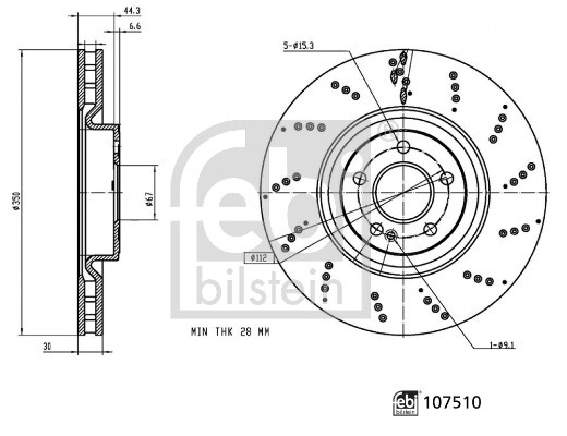 FEBI BILSTEIN Bremsscheibe