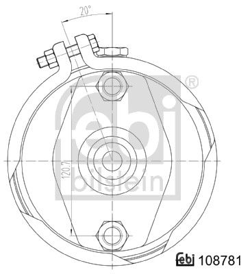 FEBI BILSTEIN Membranbremszylinder