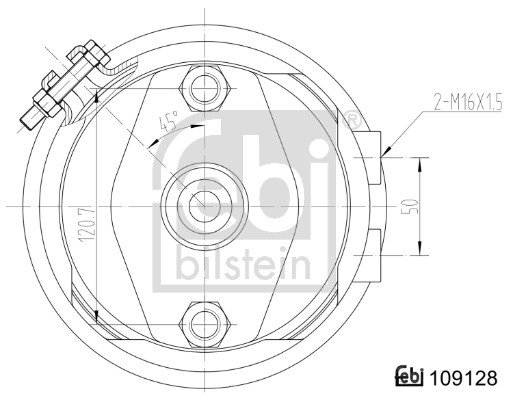 FEBI BILSTEIN Membranbremszylinder