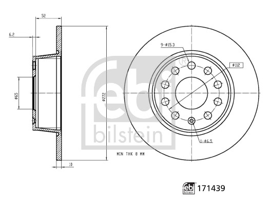 FEBI BILSTEIN Bremsscheibe