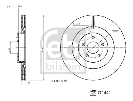 FEBI BILSTEIN Bremsscheibe
