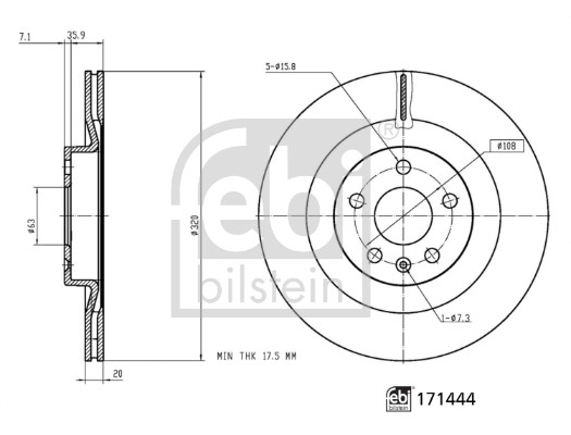 FEBI BILSTEIN Bremsscheibe
