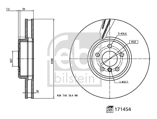 FEBI BILSTEIN Bremsscheibe