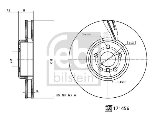 FEBI BILSTEIN Bremsscheibe