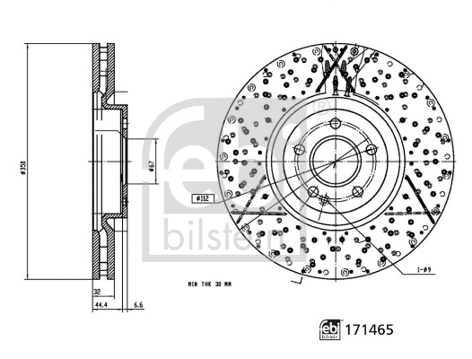 FEBI BILSTEIN Bremsscheibe