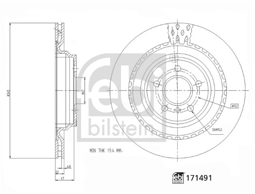 FEBI BILSTEIN Bremsscheibe
