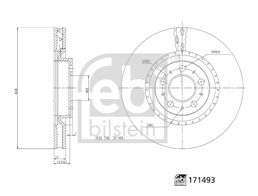 FEBI BILSTEIN Bremsscheibe