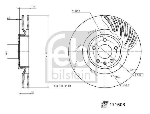 FEBI BILSTEIN Bremsscheibe