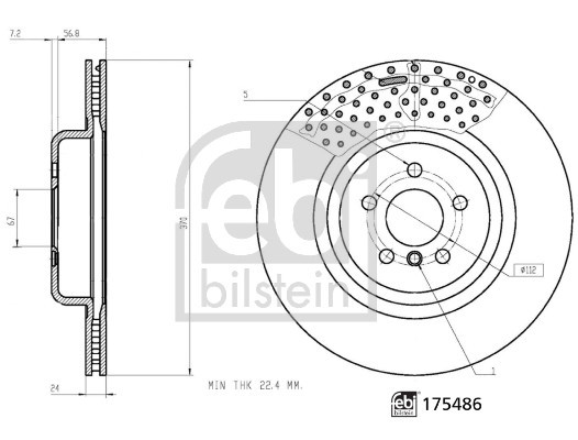 FEBI BILSTEIN Bremsscheibe