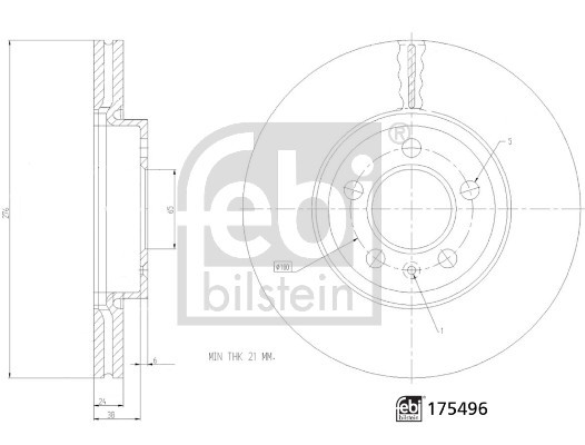 FEBI BILSTEIN Bremsscheibe