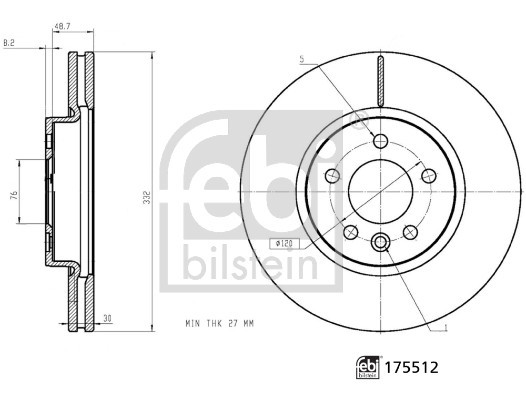 FEBI BILSTEIN Bremsscheibe