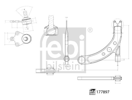FEBI BILSTEIN Lenker, Radaufhängung